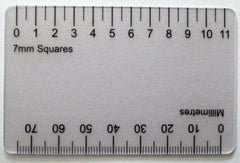Plastic Card Ruler