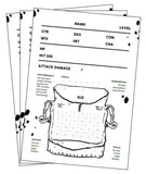 The Black Hack 1st Ed Character Sheets