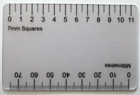 Plastic Card Ruler | Squarehex