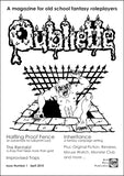 Oubliette Issue 1 Print Edition
