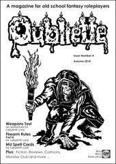Oubliette Issue 4 Print Edition
